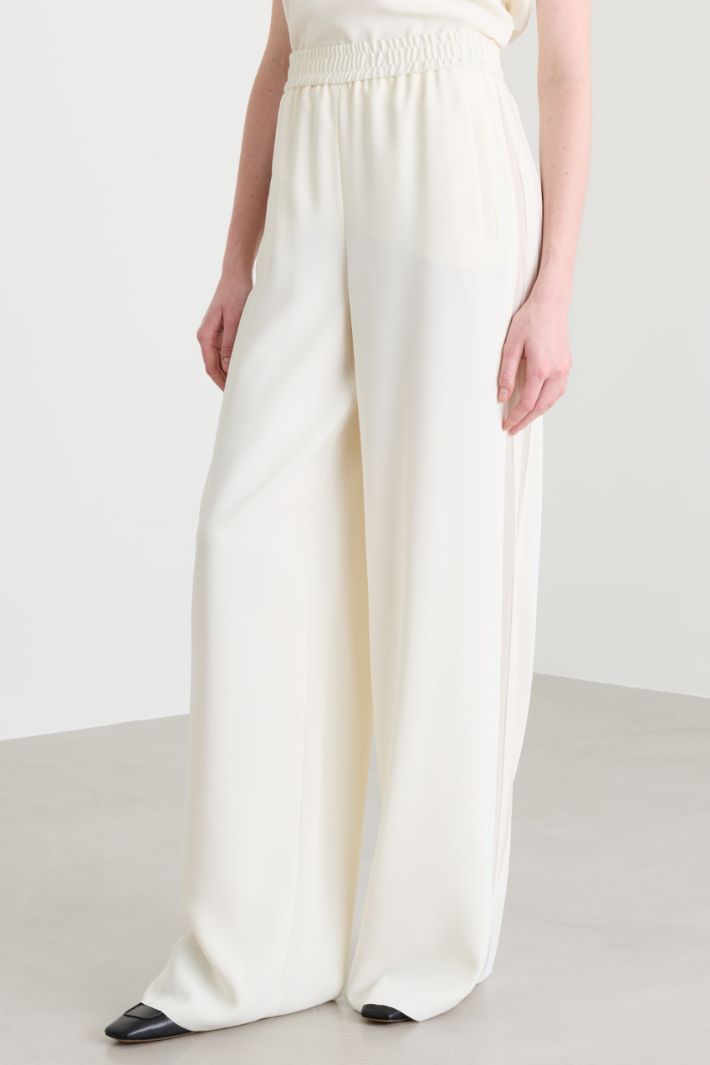Matte Satinhose - WEISS - Intrend - 2