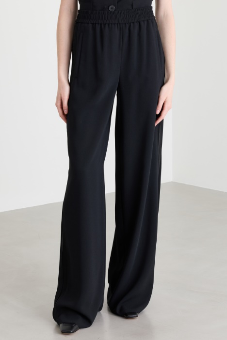 Pantalone in raso opaco