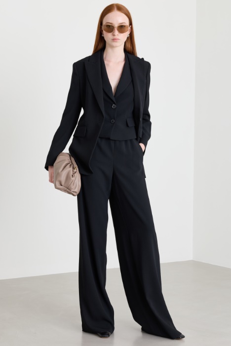 Matte satin trousers - Intrend