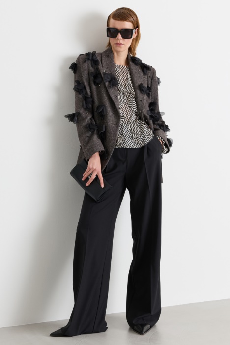 Elasticated-waist trousers - Intrend