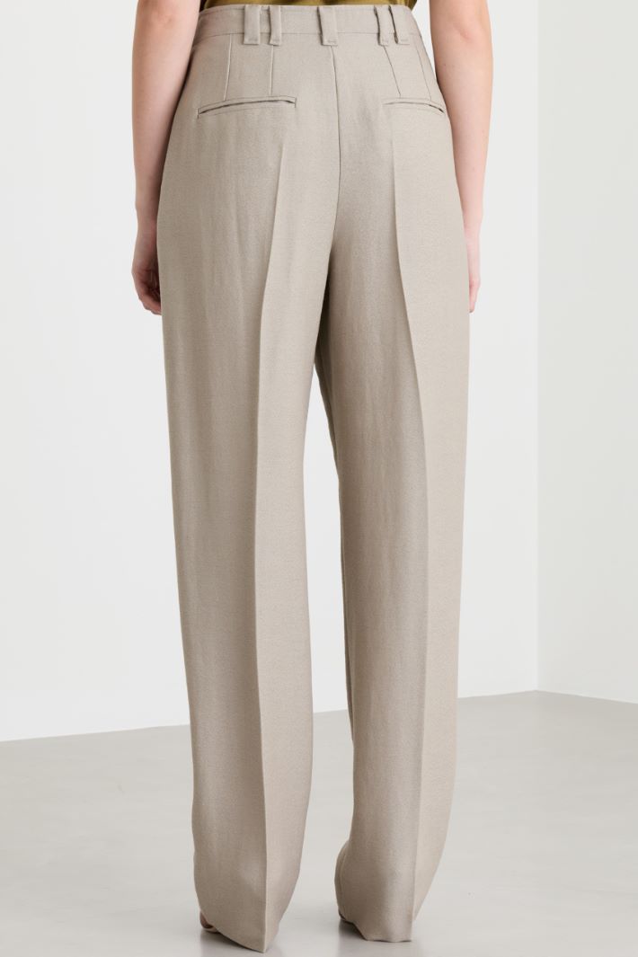 Sablé trousers - BEIGE - Intrend - 4