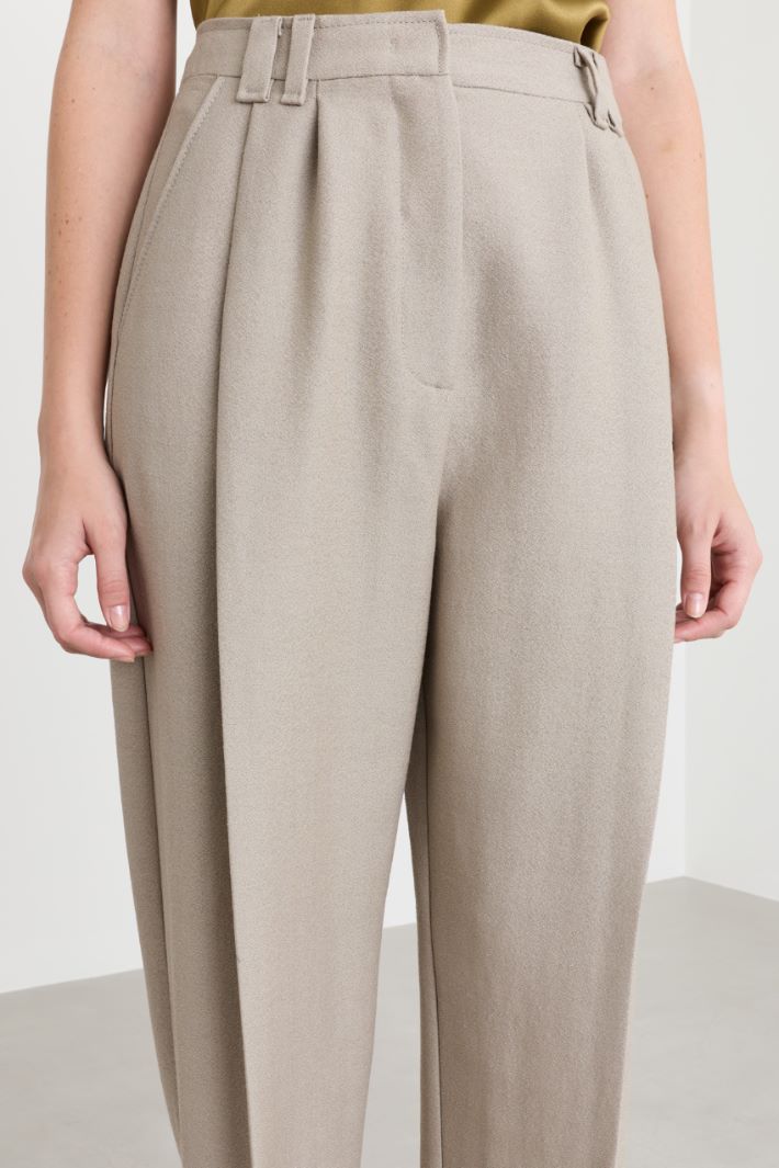 Sablé trousers - BEIGE - Intrend - 3
