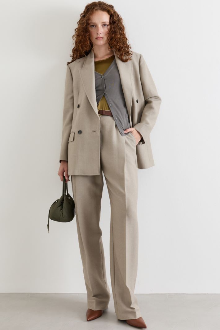 Sablé trousers - BEIGE - Intrend