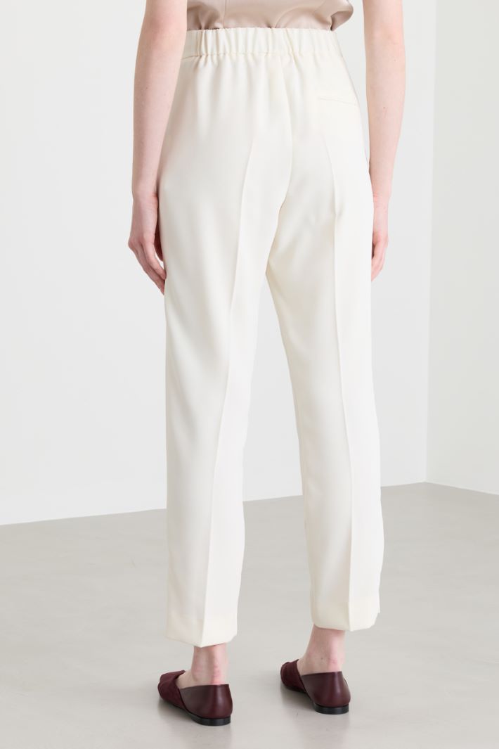 Pantalone con pieghe - BIANCO - Intrend - 4