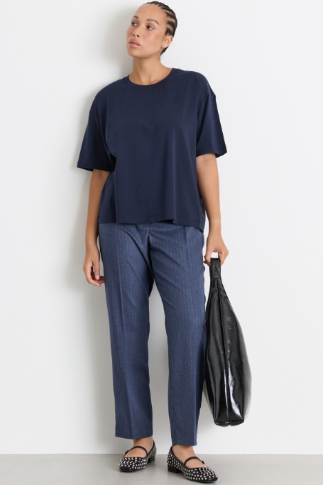 Schmale Flanellhose - Intrend