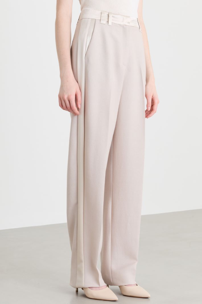 Sablé barrel trousers - BEIGE - Intrend - 2
