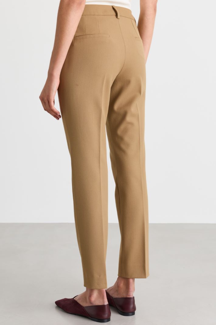 Stretch Chino Trousers - CAMEL - Intrend - 4