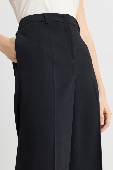 Pantalone in raso opaco