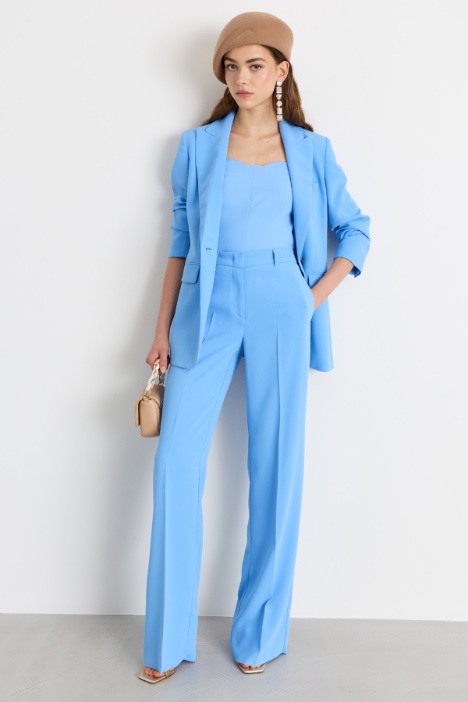 Matte Satin Trousers - Intrend