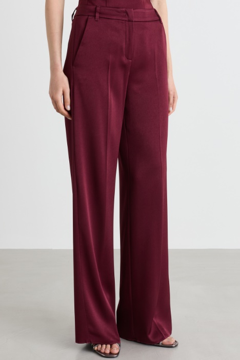 Pantalone in raso