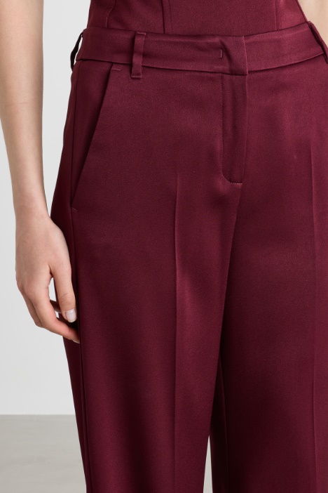 Pantalone in raso