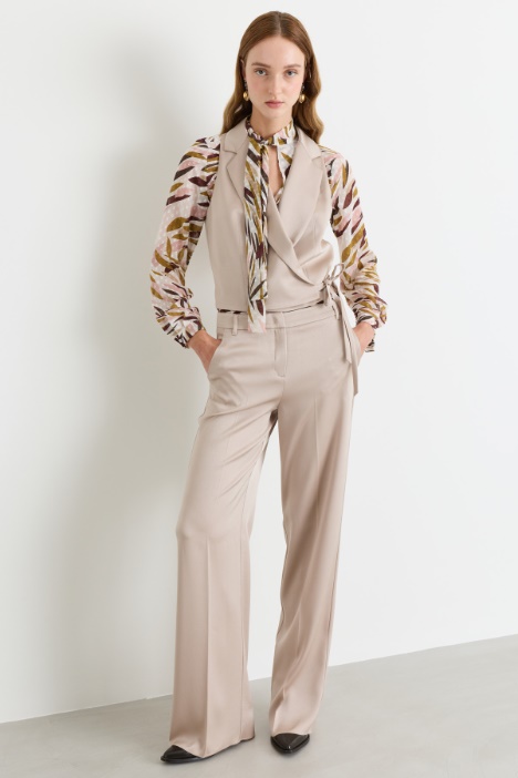 Satin trousers - Intrend