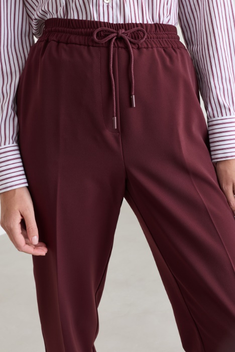 Jogger in twill stretch