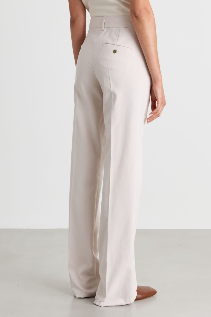 Pantalone slim fit - BIANCO - Intrend - 4