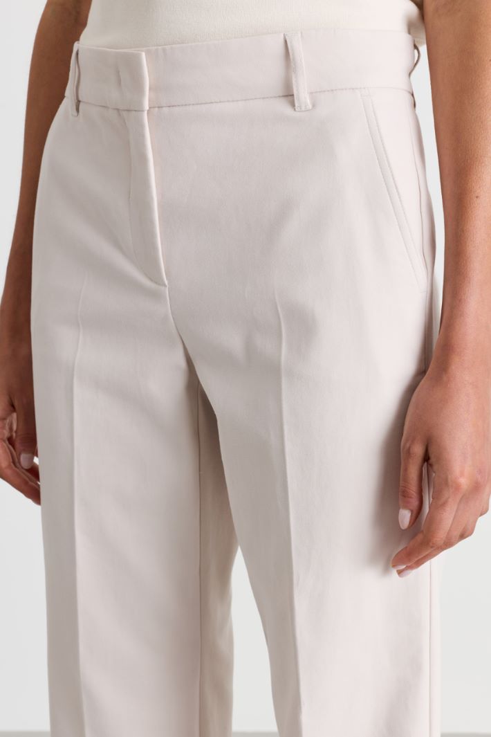 Pantalone slim fit - BIANCO - Intrend - 3