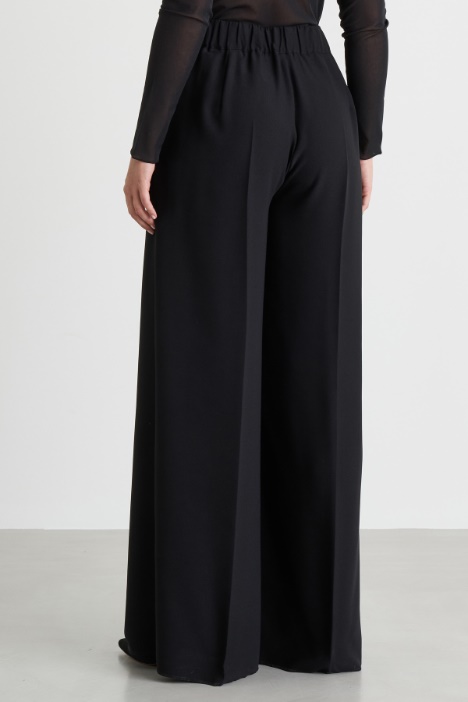 Pantalone in raso opaco