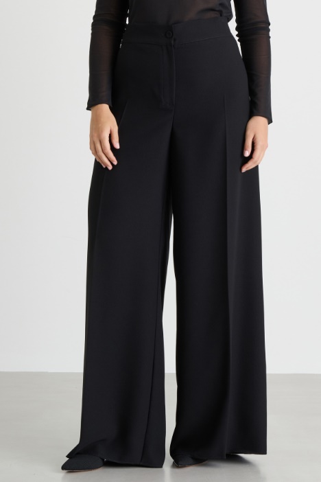 Pantalone in raso opaco