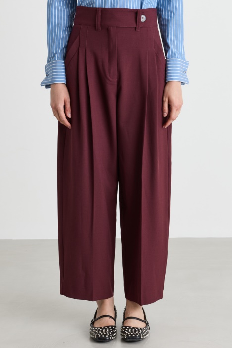 Pantalone in tela stretch