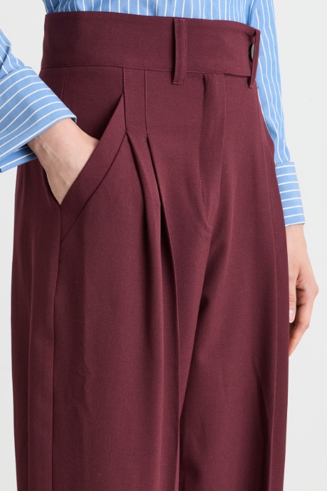 Pantalone in tela stretch