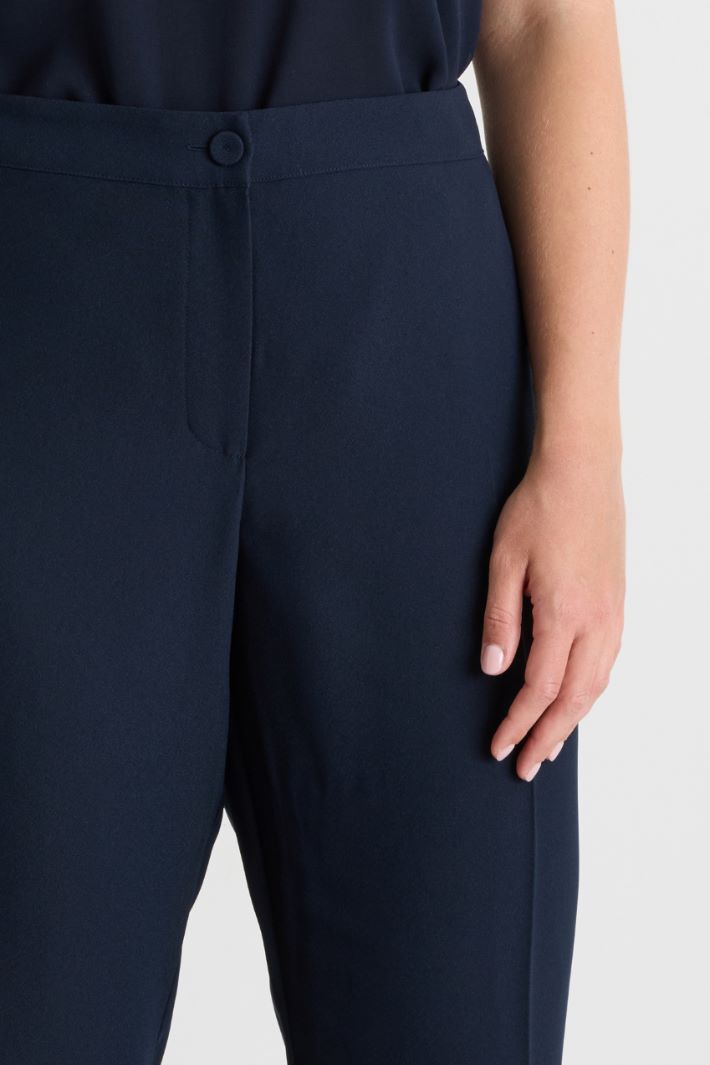 Pressed-crease trousers - BLUE - Intrend - 3