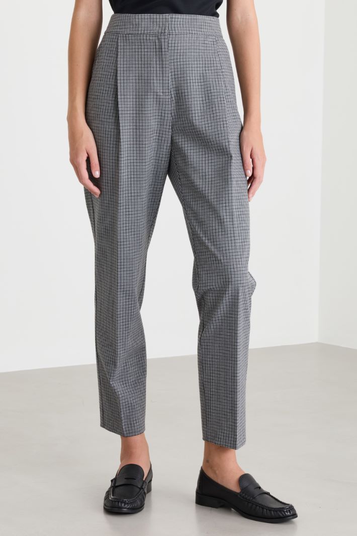 Cigarette trousers - GREY - Intrend - 2