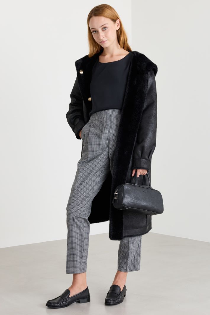 Cigarette trousers - GREY - Intrend