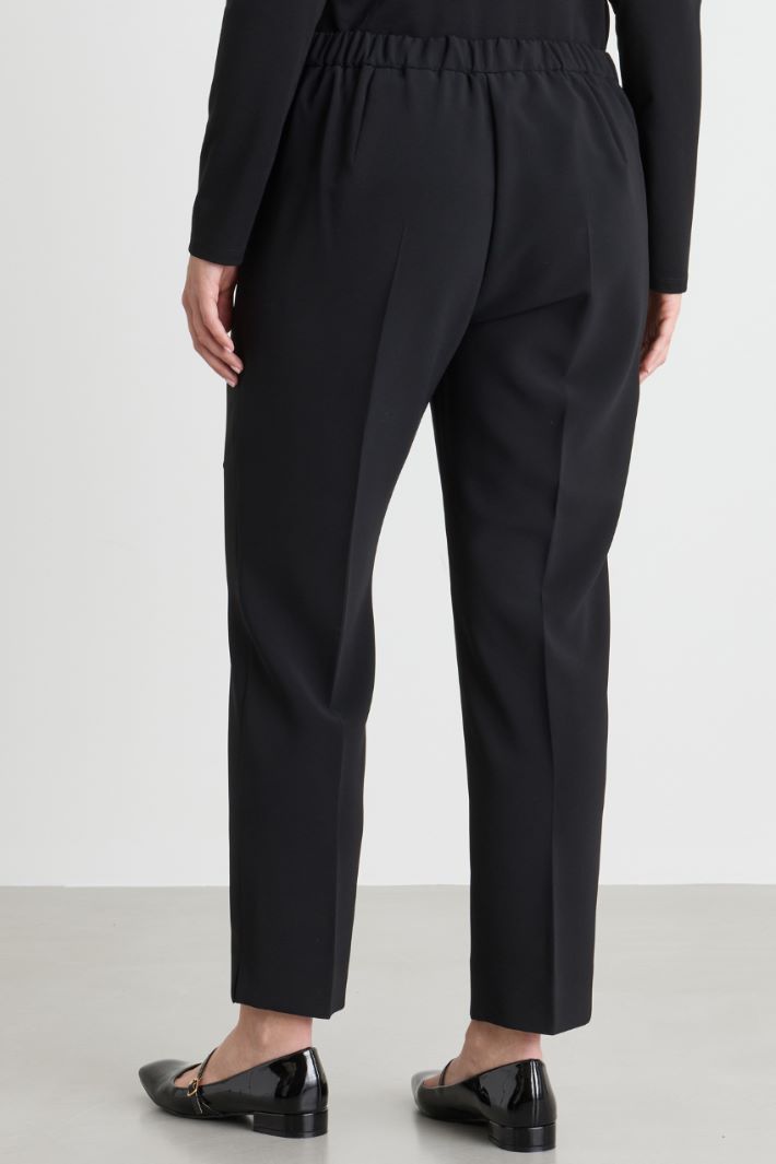 Pantalon en cady - NOIR - Intrend - 4
