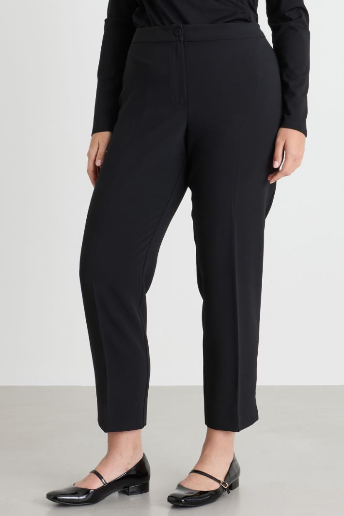 Pantalon en cady - NOIR - Intrend - 2