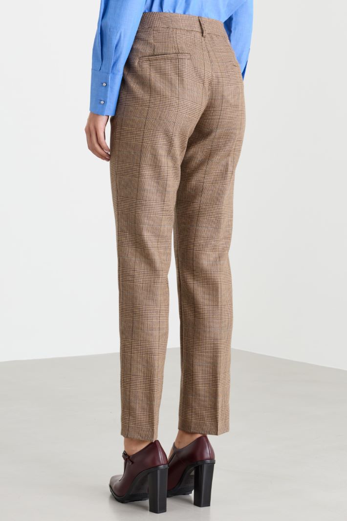 Slim-Fit Wool Twill Trousers - CAMEL - Intrend - 4
