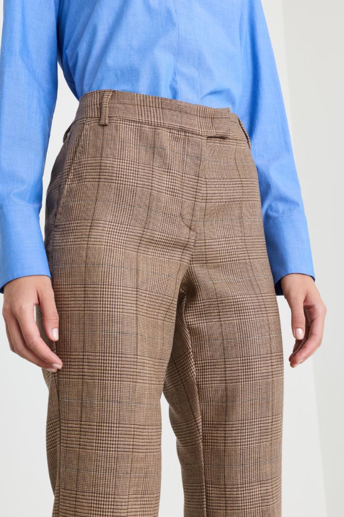 Slim-Fit Wool Twill Trousers - CAMEL - Intrend - 3