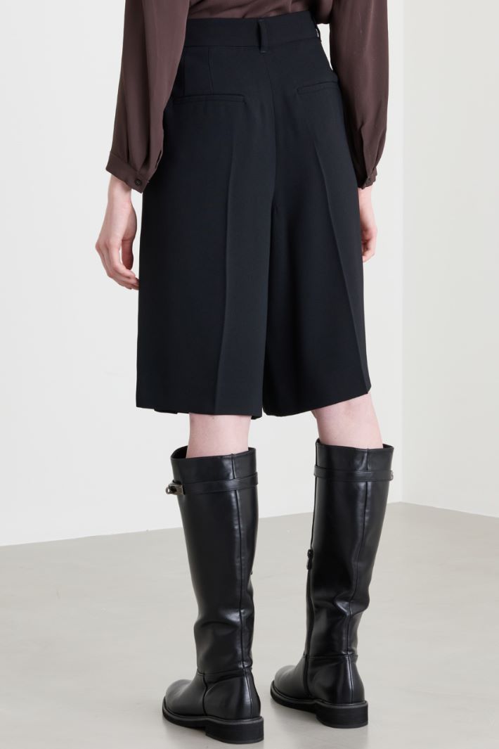 Bermuda con pince - NERO - Intrend - 4
