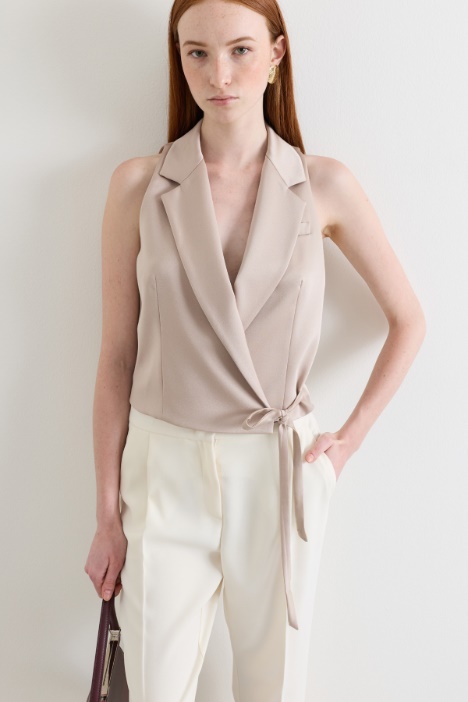 Satin waistcoat - Intrend