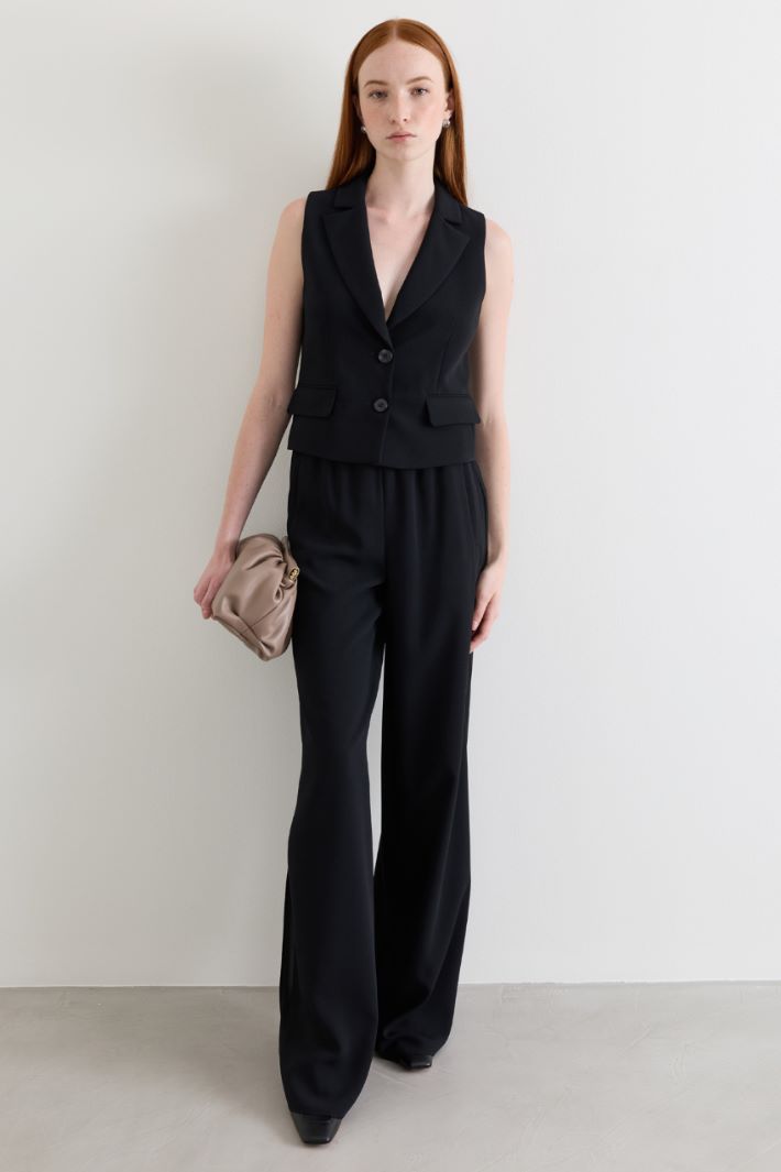 Gilet en satin mat - NOIR - Intrend