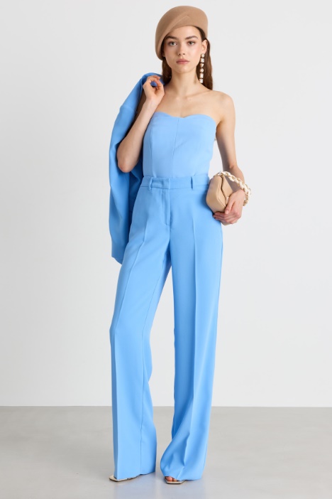 Top bustier in raso opaco - Intrend