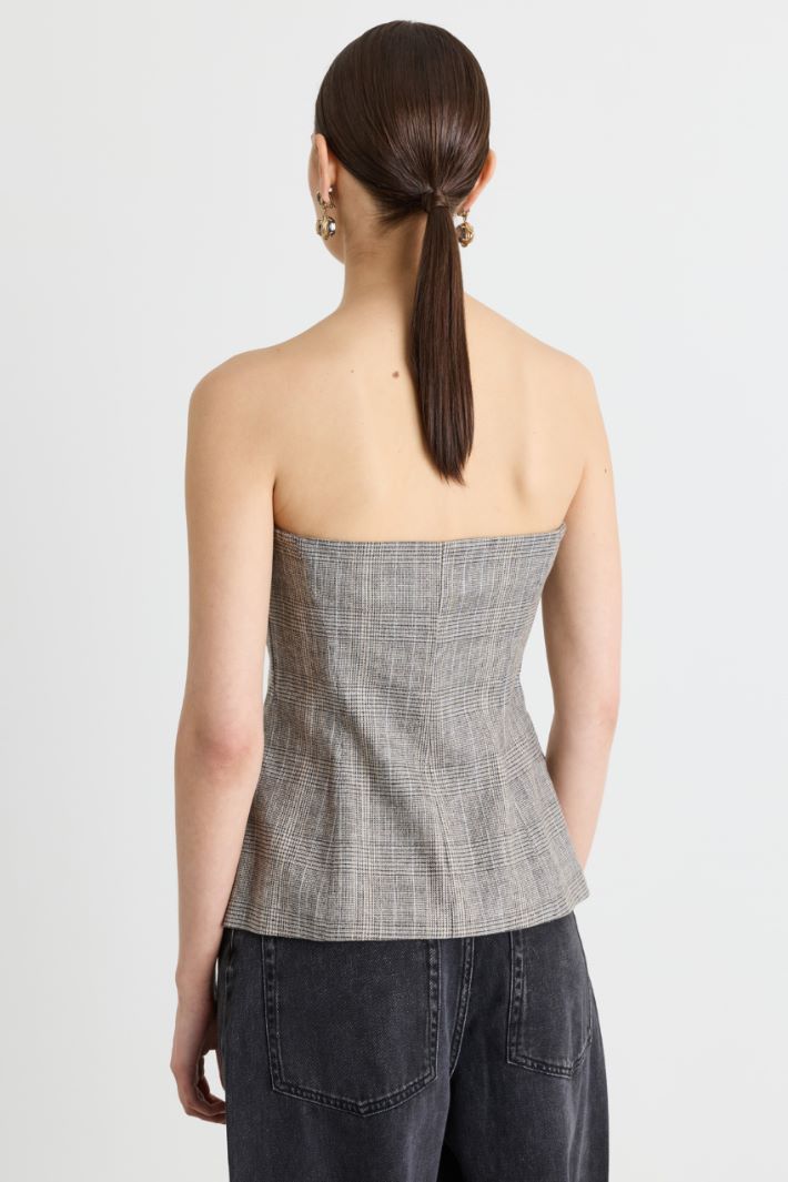 Top con bottoni - GRIGIO - Intrend - 4
