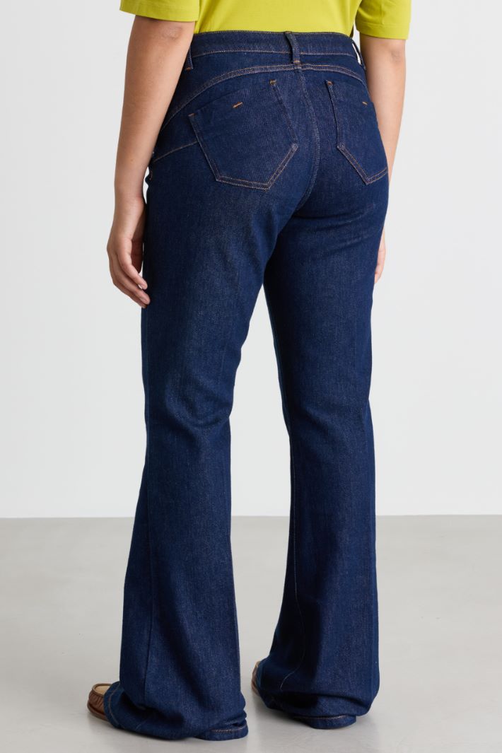 Jean flare - BLEU - Intrend - 4