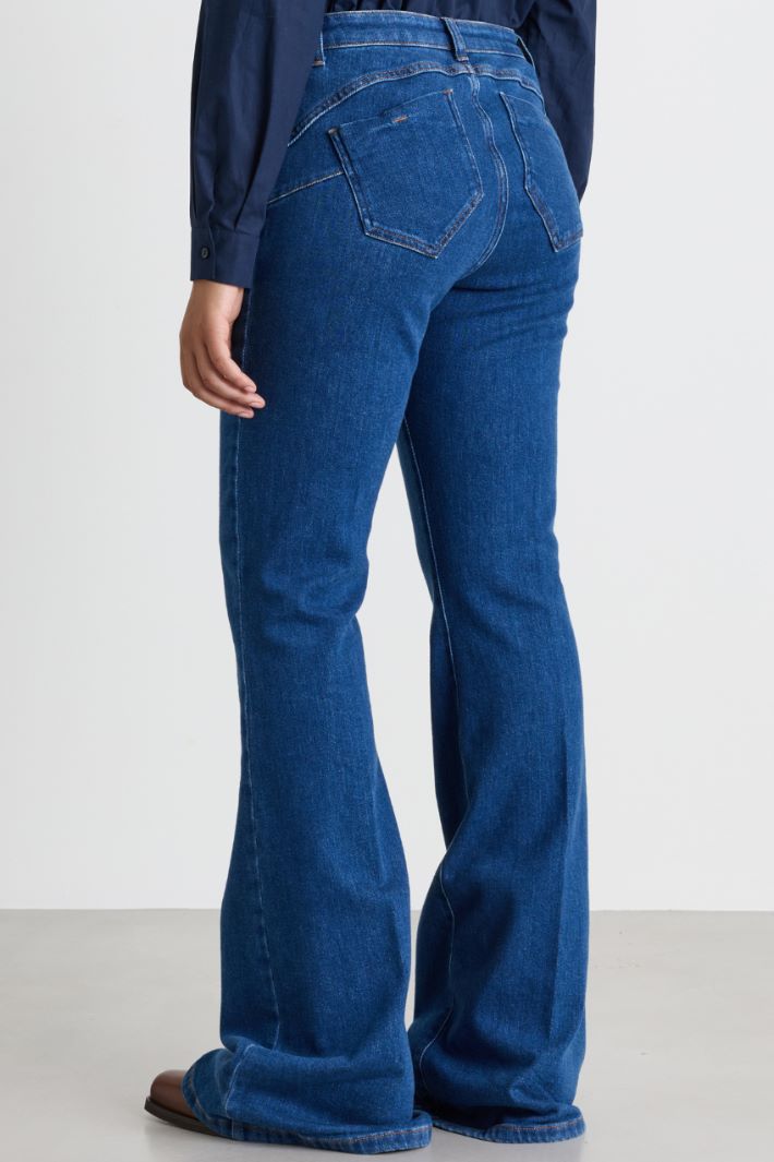 Jean flare - BLEU - Intrend - 4