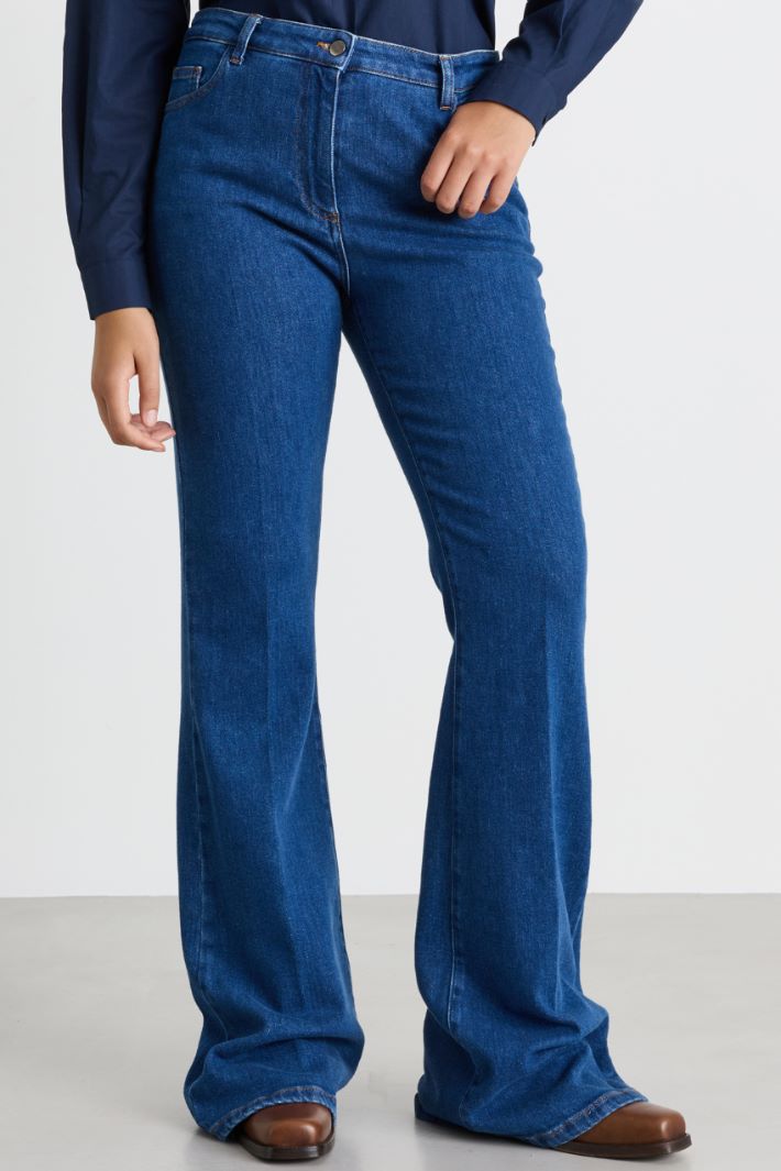 Jean flare - BLEU - Intrend - 2