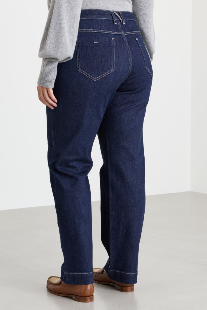 Jean carrot - BLEU - Intrend - 4