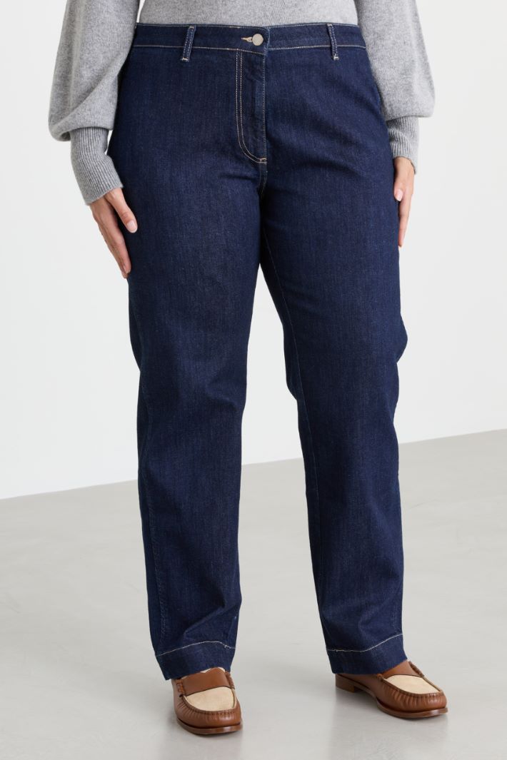 Jean carrot - BLEU - Intrend - 2