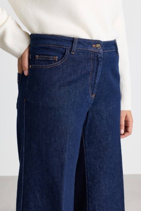 Jeans ampio cropped