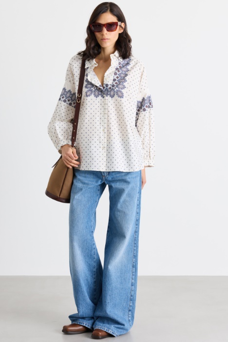 Low-rise wide-leg jeans - Intrend