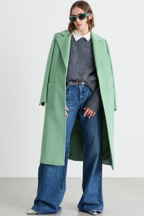 Wide-Leg-Jeans mit niedriger Leibhöhe - Intrend