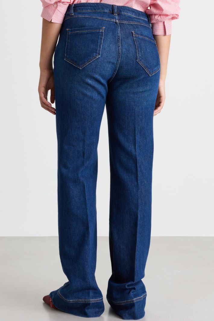 Flare Jeans - BLAU - Intrend - 4