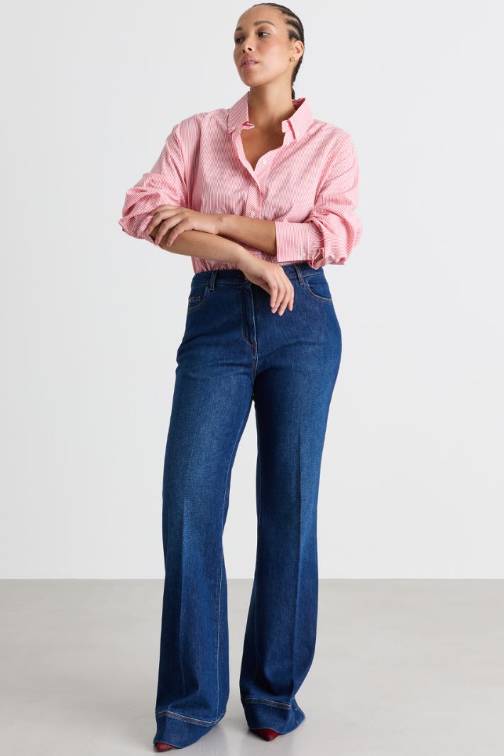 Flare Jeans - BLAU - Intrend
