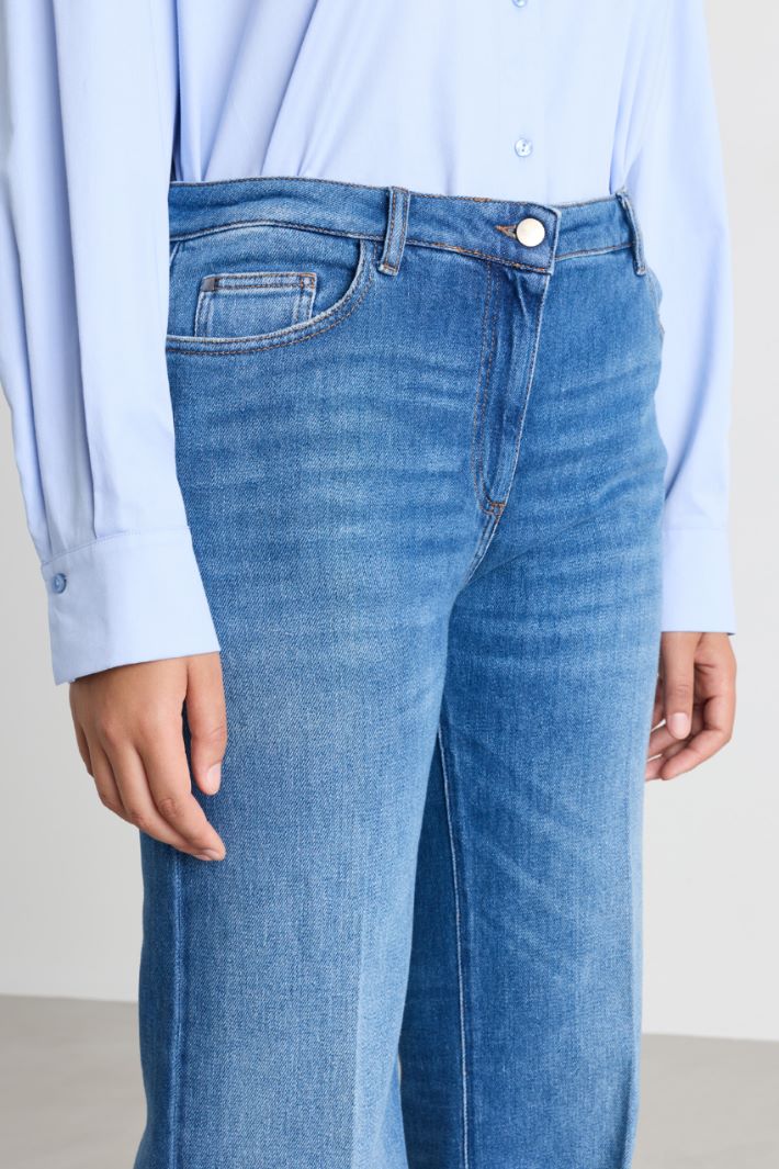 Flare Jeans - BLAU - Intrend - 3