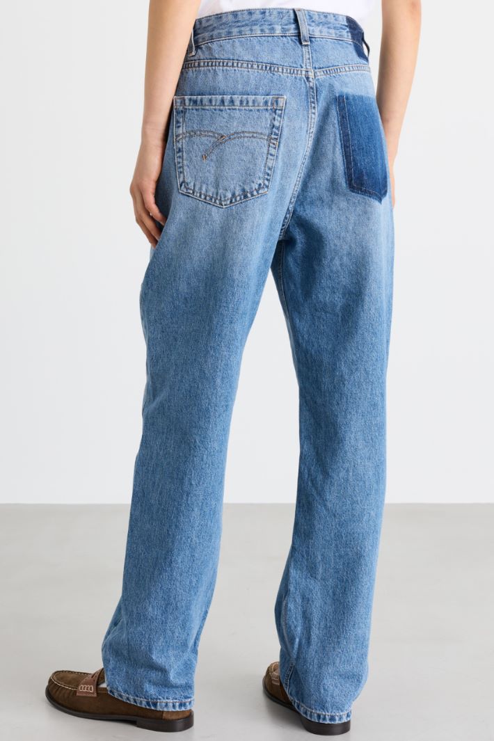Jean tomboy - BLEU CLAIR - Intrend - 4