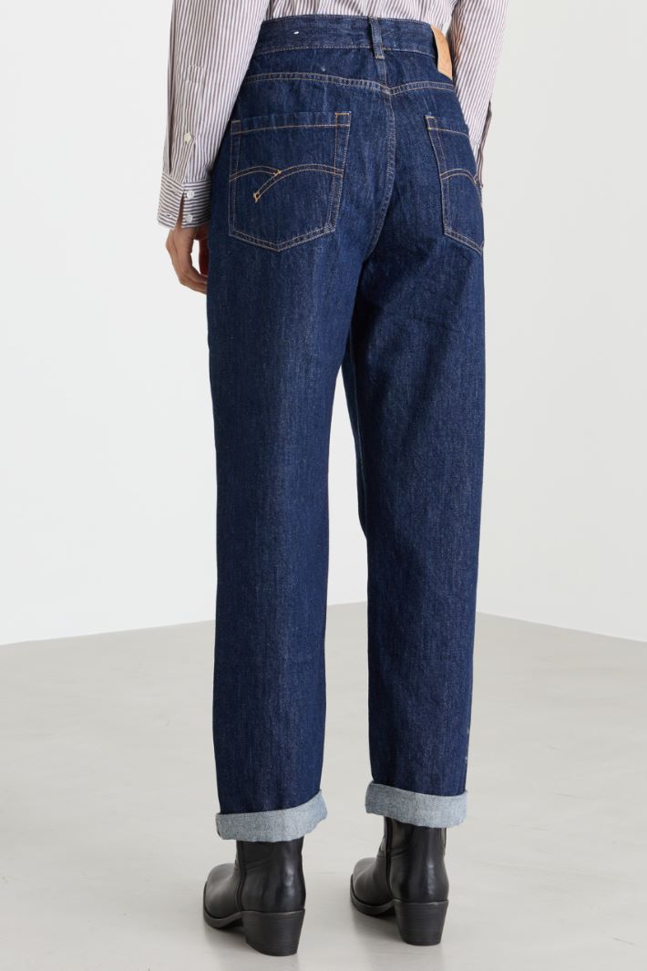 Jean tomboy - BLEU - Intrend - 4