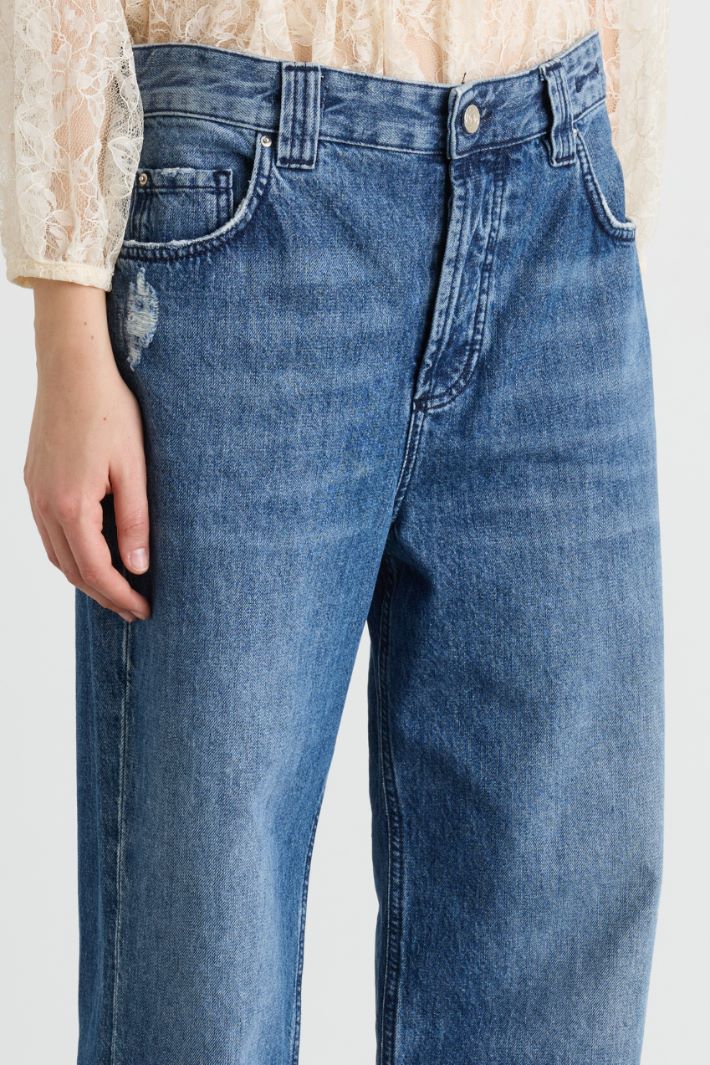 Jean mom - BLEU - Intrend - 3