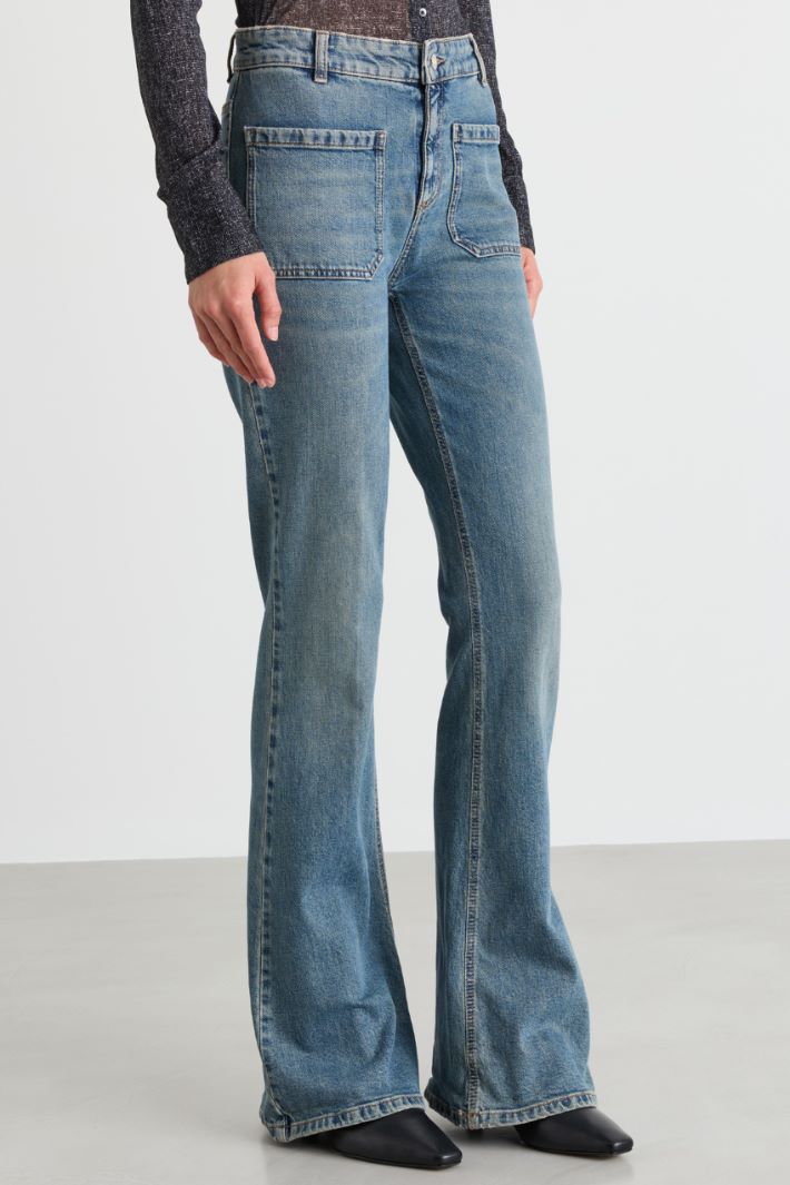 Jean bootcut - BLEU CLAIR - Intrend - 2